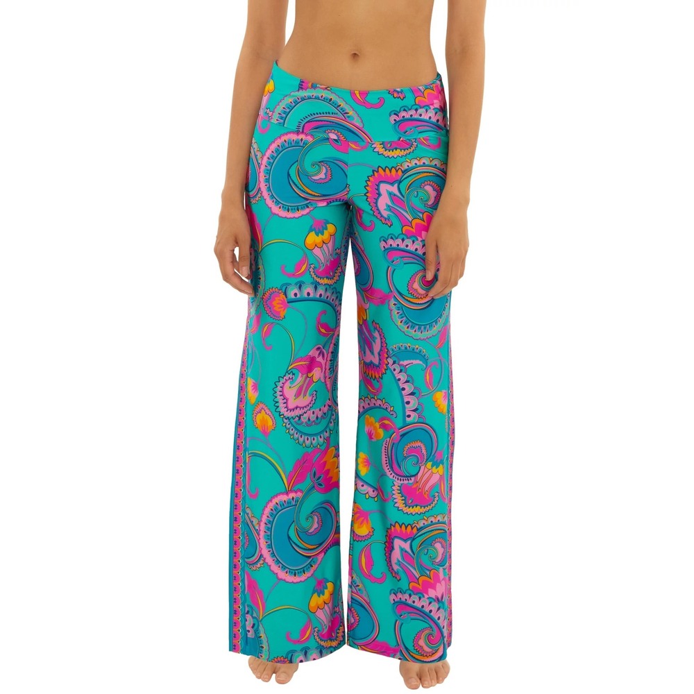 Trina Turk Mykonos Swim Cover-Up Swim Pant Women's Size XL